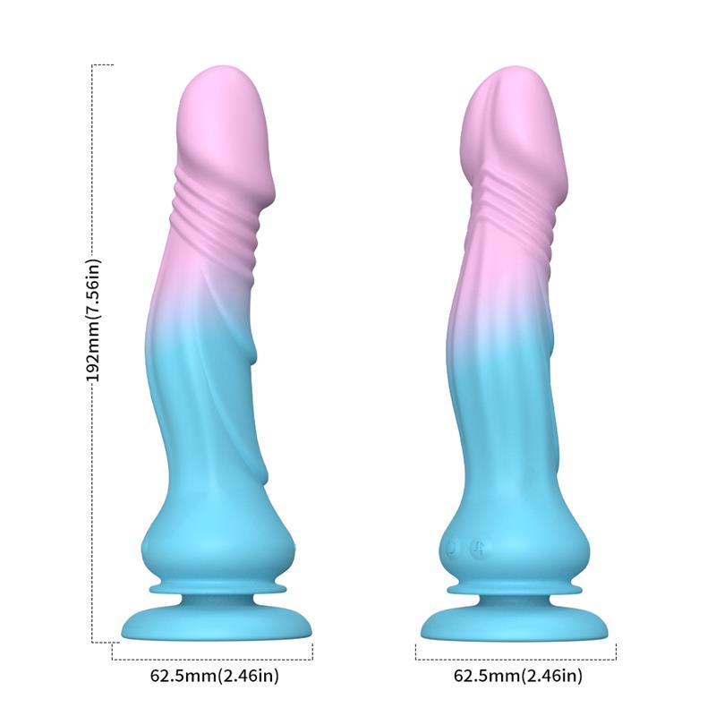 Dildo Vibrador con Thrusting y Ventosa 192 cm