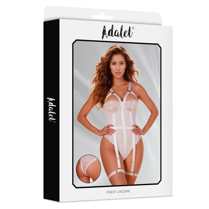Mary Body con Ligas Blanco