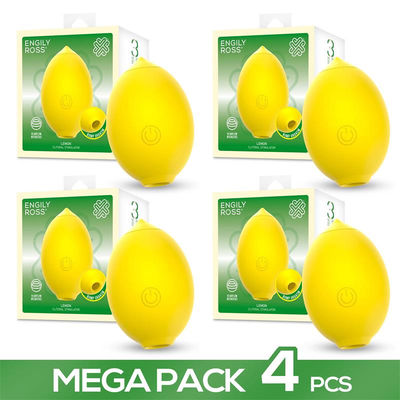 Pack de 4 Lemon Estimulador de Clitoris con Succion