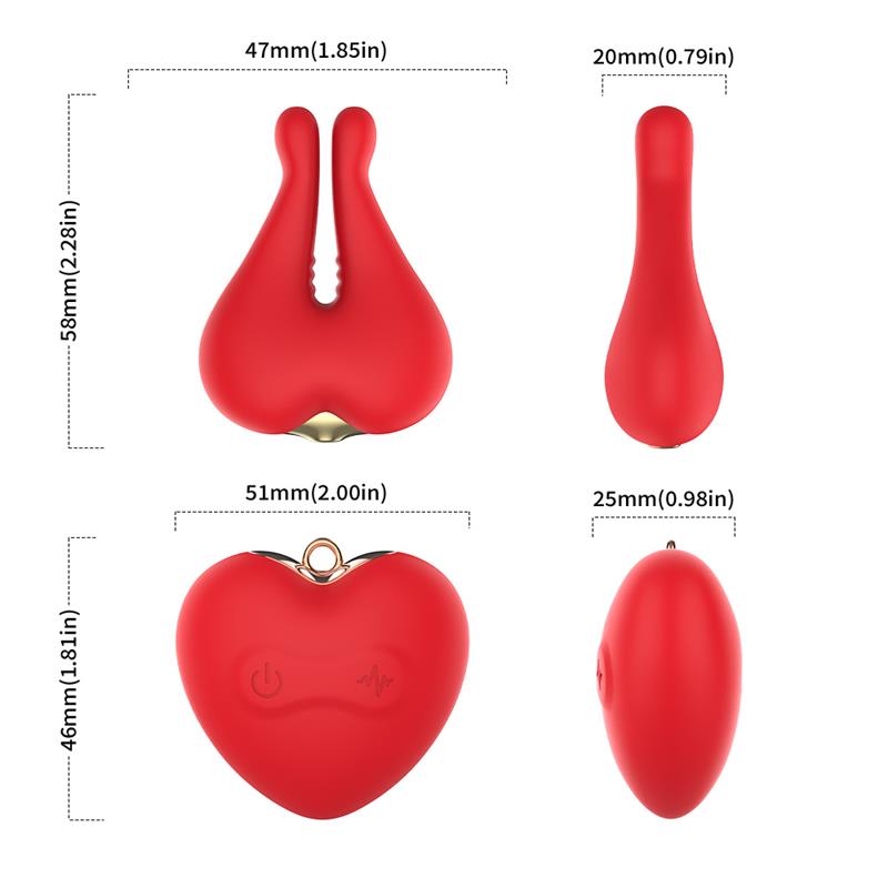 Pinzas Magneticas para los Pezones con Collar
