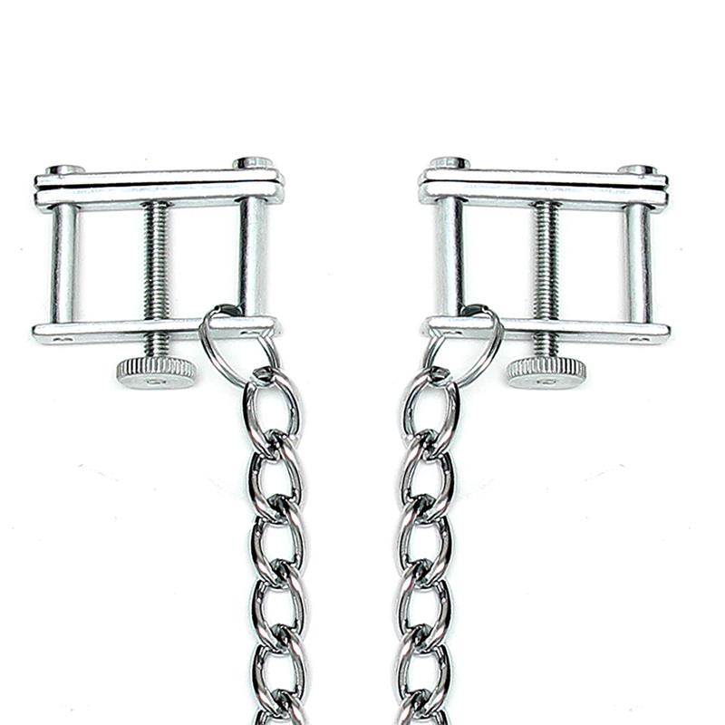 Pinzas para Pezones con Cadena Ajustable