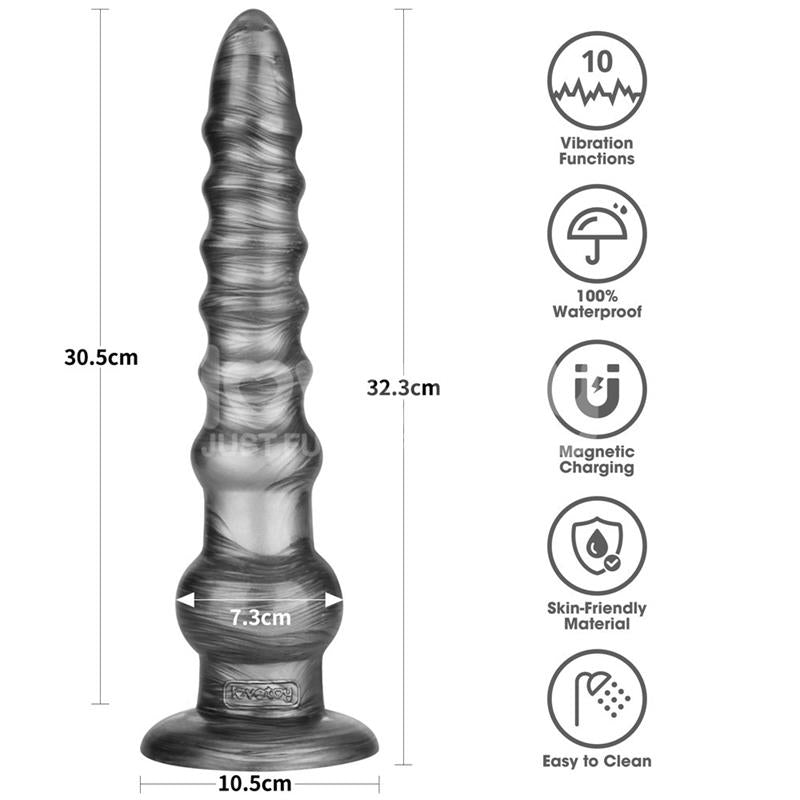 Vibrax Slider Dildo Anal con Vibracion King Sized 125