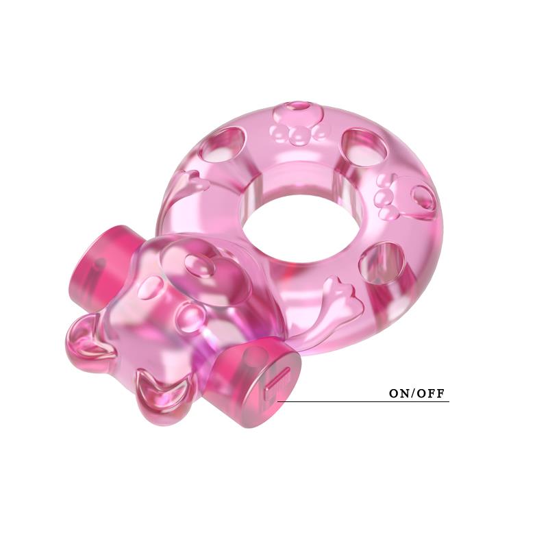 Anillo con Bala Vibradora Osito