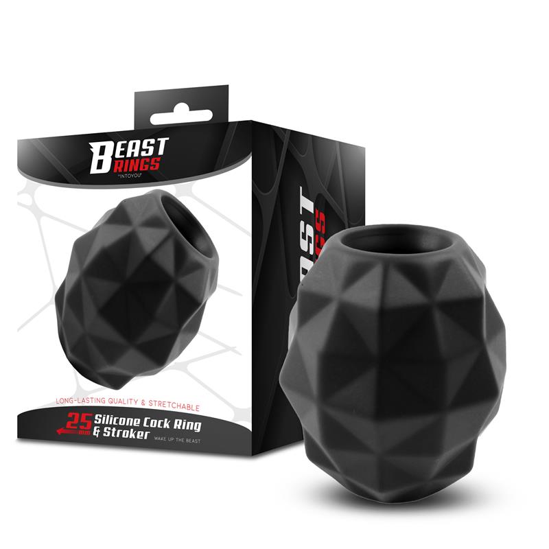 Anillo y Masturbador 2 en 1 Silicona Liquida 25 mm
