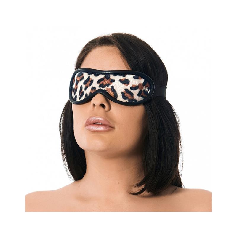 Antifaz con Estampado Leopardo Talla Unica