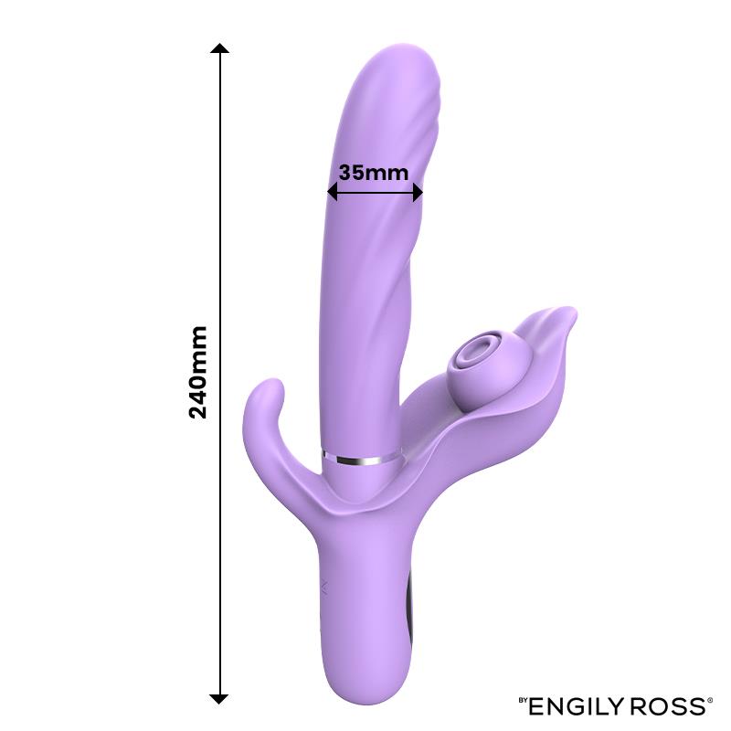 Apollo Vibrador con Thrusting Tapping y Succion