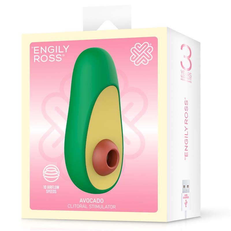 Avocado Estimulador de Clitoris con Succion