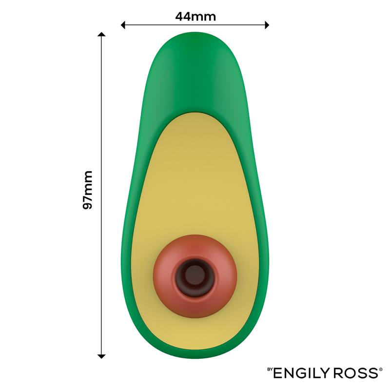 Avocado Estimulador de Clitoris con Succion