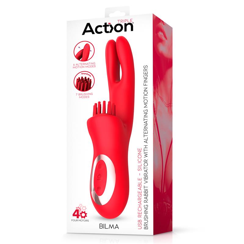 Bilma Vibrador con Movimientos Alternantes y Brushing 4 Motores