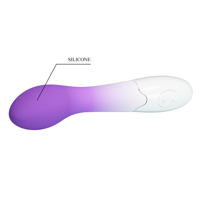 Bishop Vibrador Blanco y Purpura