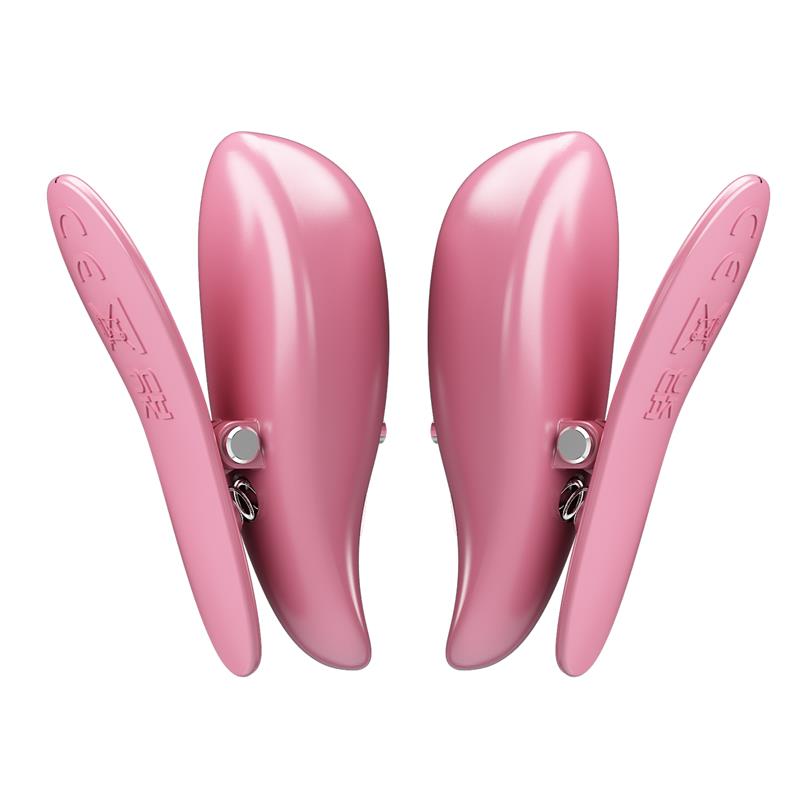 Cailey Pinzas para Pezones con Vibracion y Control Remoto