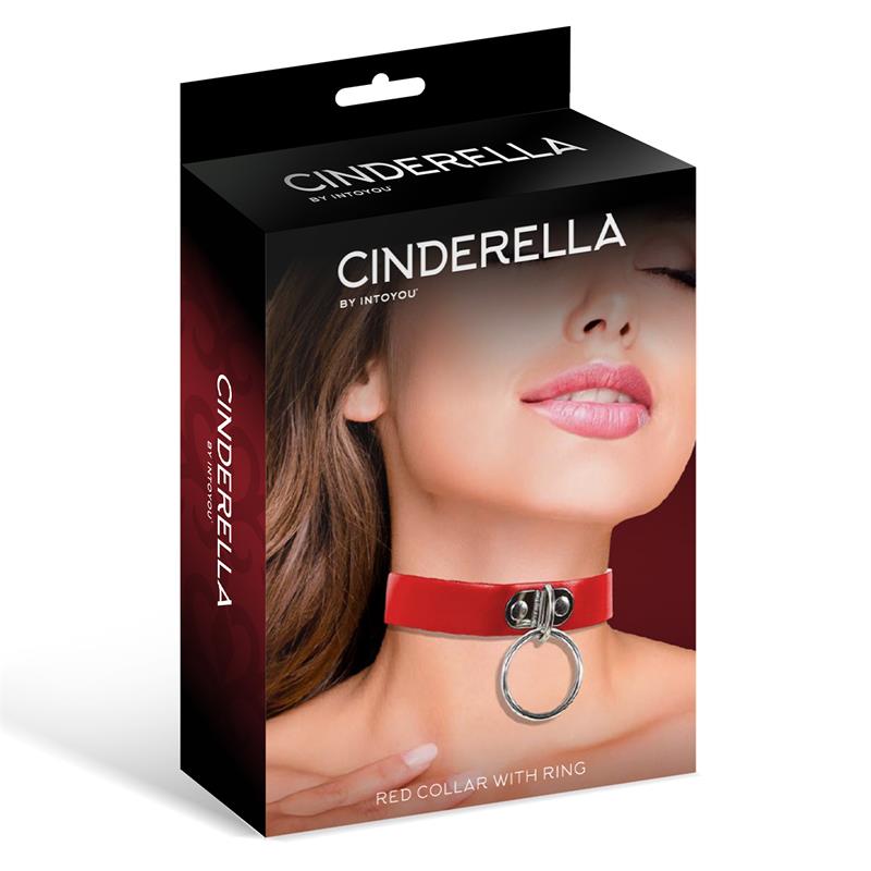 Collar con Aro Cuero Vegano Talla Unica