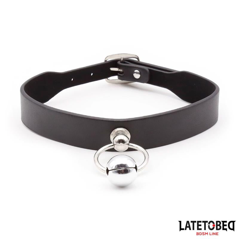 Collar con Cascabel y Correa