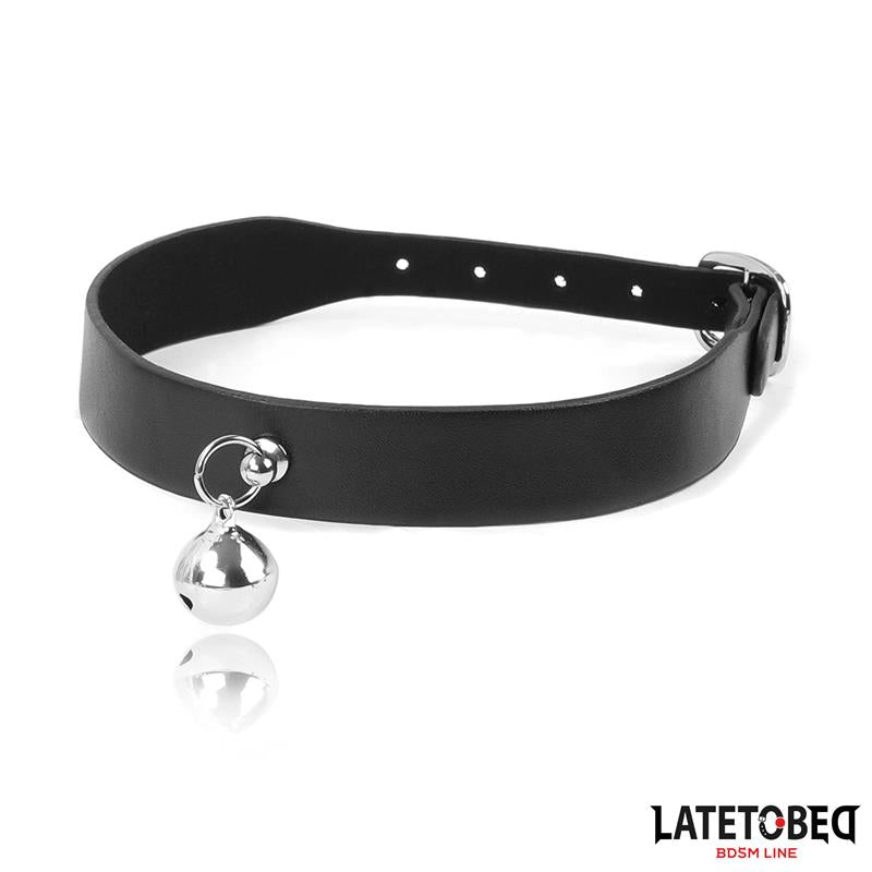Collar con Cascabel y Correa