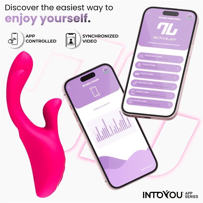 Derek Vibrador con Movimiento Finger 3 Motores y APP