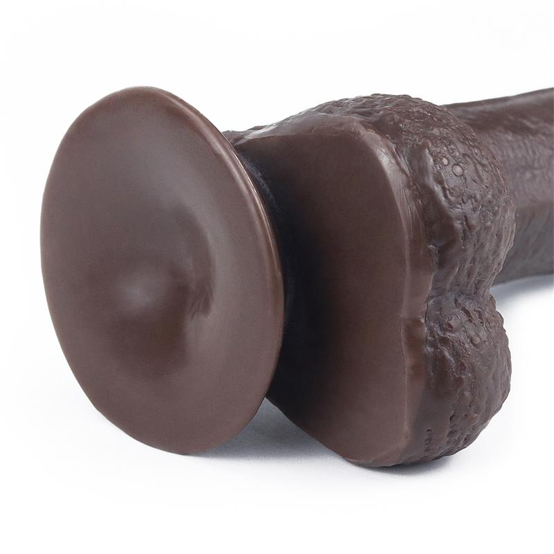 Dildo con Piel Retractil 7 Negro