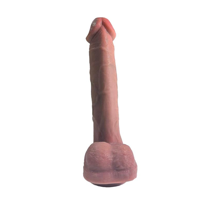 Dildo con vibracion Thrusting y Calor 28 cm