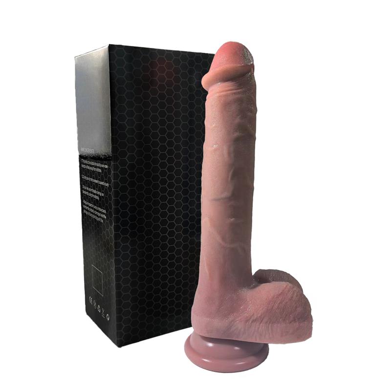 Dildo con vibracion Thrusting y Calor 28 cm