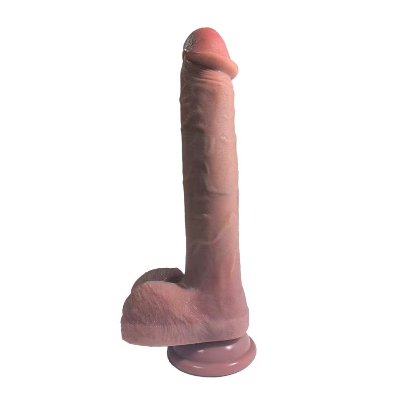 Dildo con vibracion Thrusting y Calor 28 cm