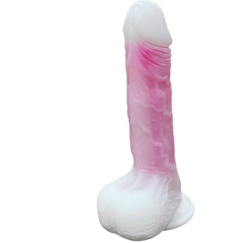 Dildo Doble Capa con Vibracion Thrusting y Calor 215 cm