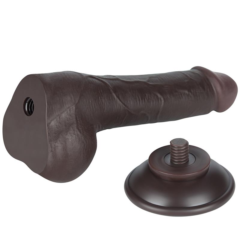 Dildo Dual Layer Piel Deslizante Retractil 75