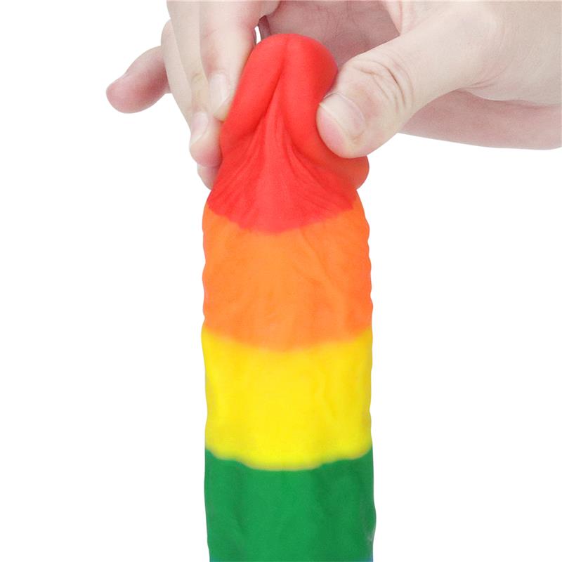 Dildo Prider 8 Silicona Liquida LGBT