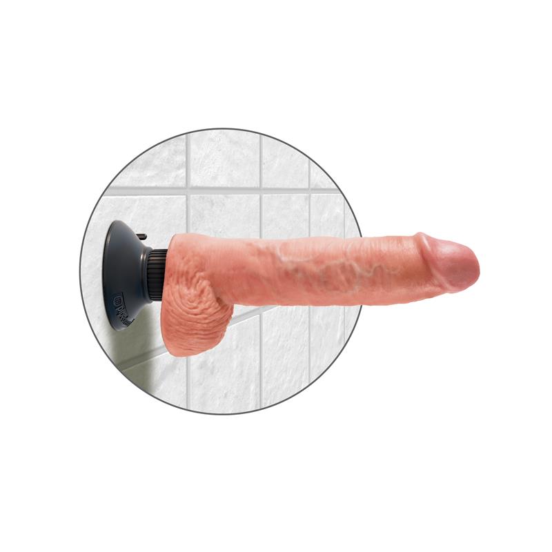 Dildo Realista con Testiculos y Vibracion 10