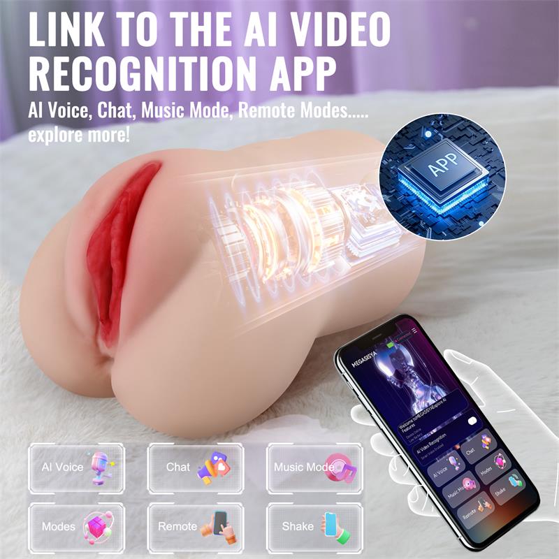 Eliza Vagina y Ano con Vibracion Thrusting y APP 183 kg