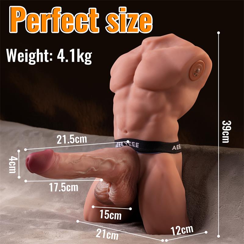 Ely Torso con Dildo Desmontable Thrusting y APP 41 kg