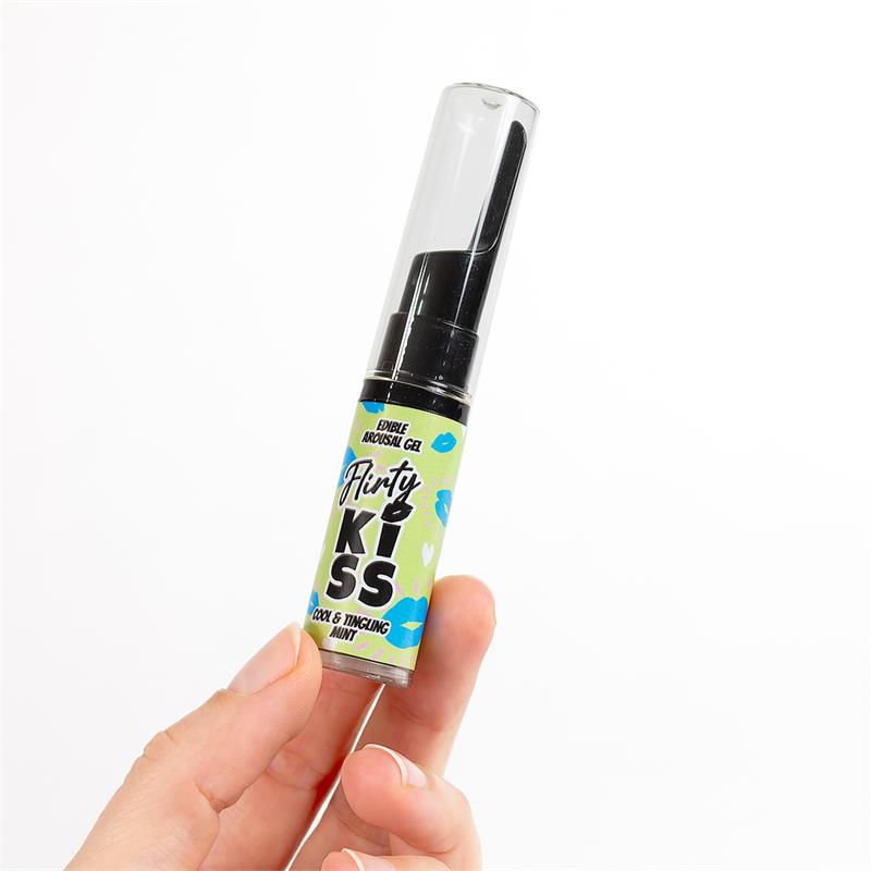 Flirty Kiss Geles para Sexo Oral Fresa y Menta 2x8gr