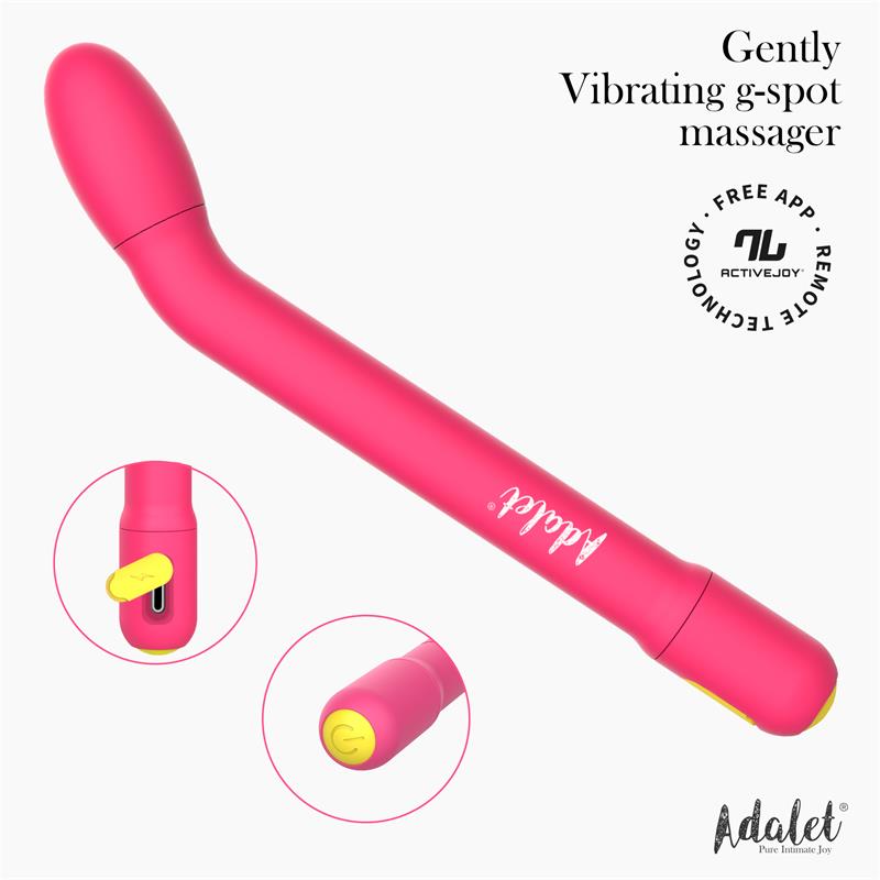 Gently Estimulador Punto G con APP Rosa