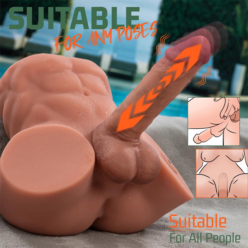 Gretel Semi Torso con Dildo Desmontable Thrusting y APP 6 kg