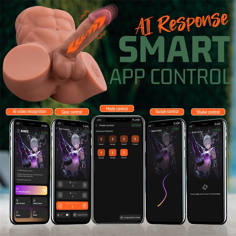 Gretel Semi Torso con Dildo Desmontable Thrusting y APP 6 kg