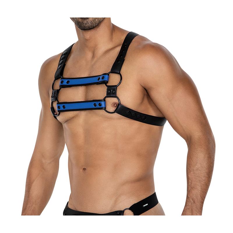 H4RNESS06 Arnes de Pecho 4WAY Azul Talla Unica