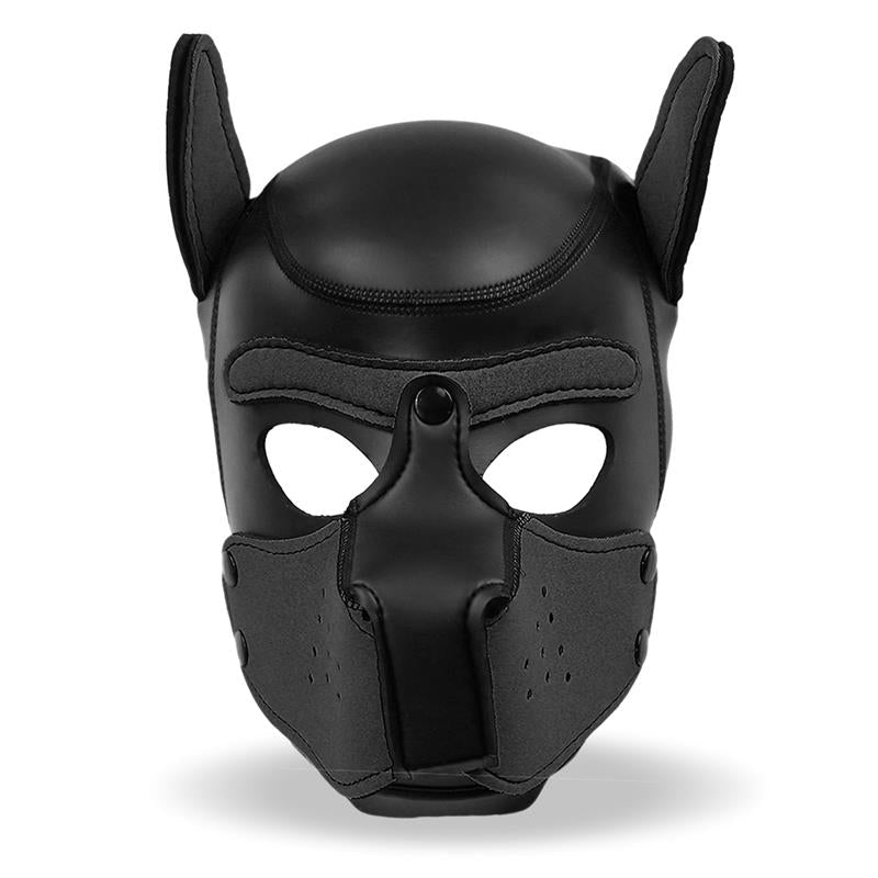 Hound Mascara de Perro Neopreno Hocico Extraible Negro Talla Unica