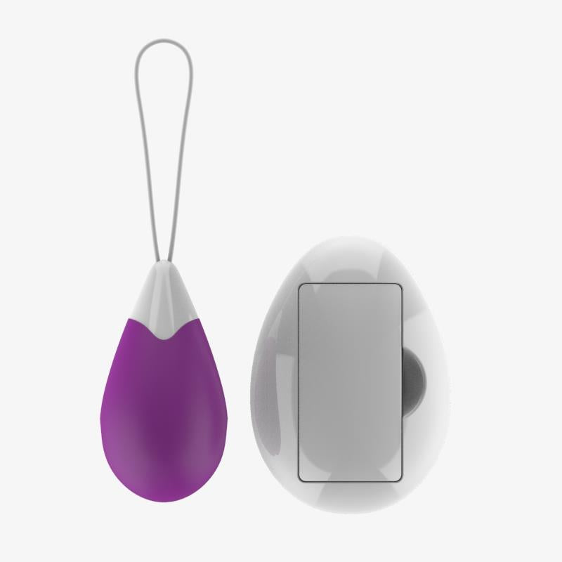 Huevo Vibrador con Control Remoto USB Purpura