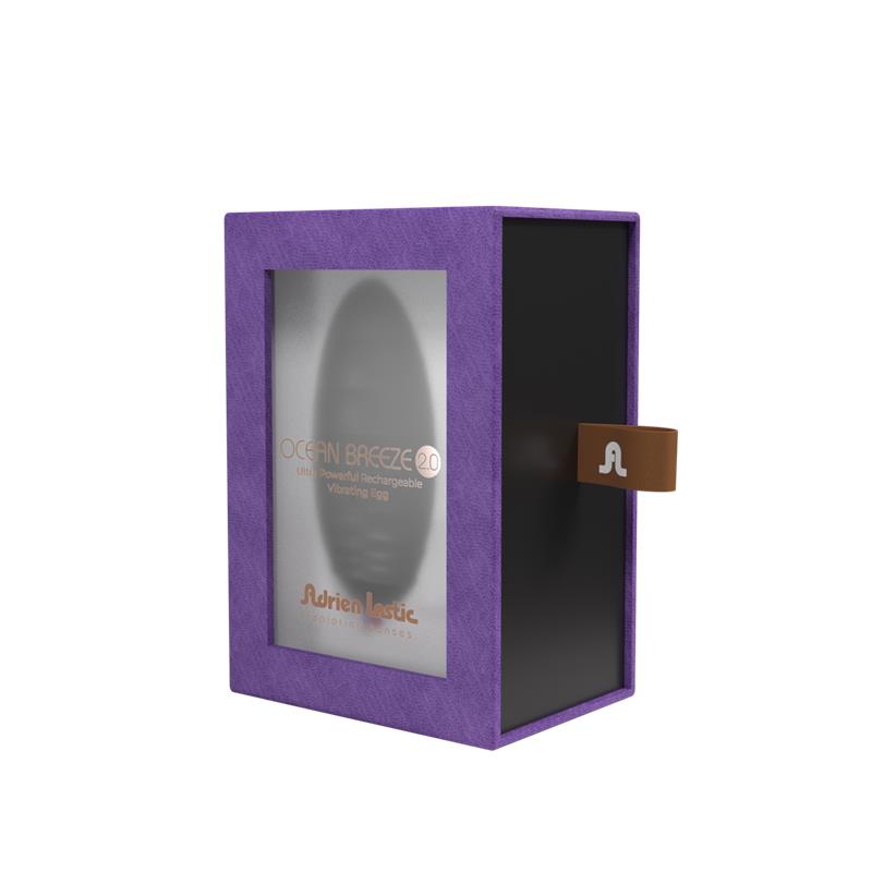 Huevo Vibrador Ocean Breeze 20 con Control Remoto Negro