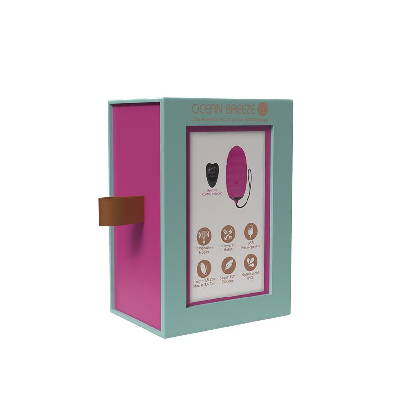 Huevo Vibrador Ocean Breeze 20 Control Remoto Rosa