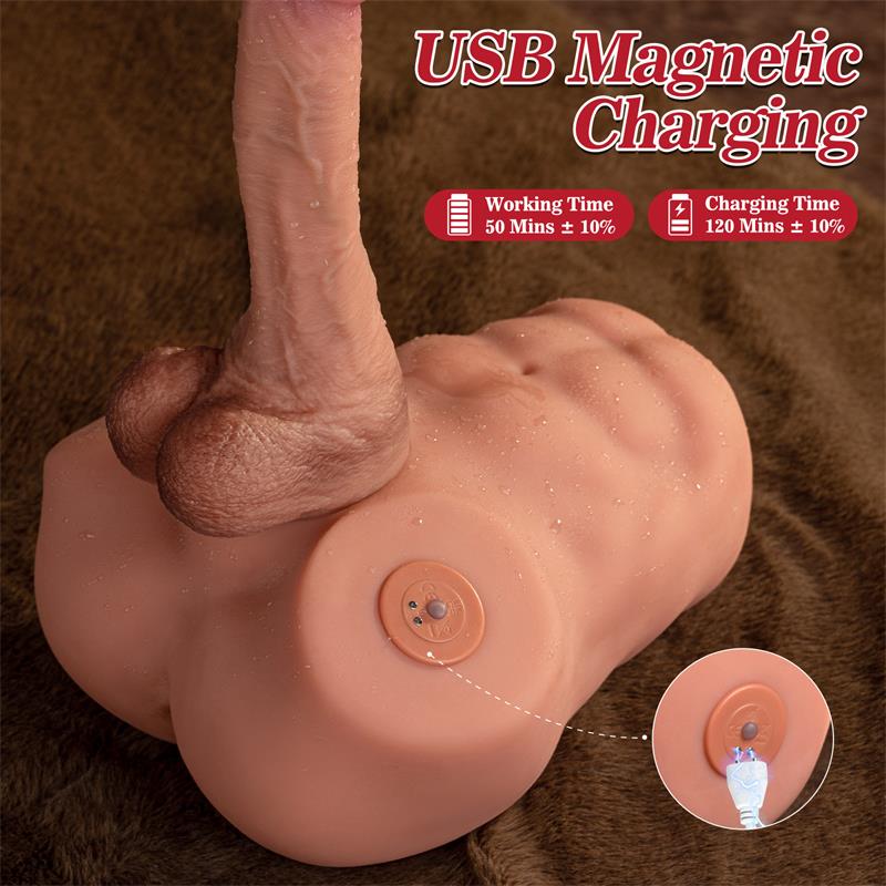 Jonah Semi Torso con Dildo Desmontable Thrusting y APP 348 kg