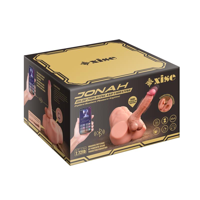 Jonah Semi Torso con Dildo Desmontable Thrusting y APP 348 kg