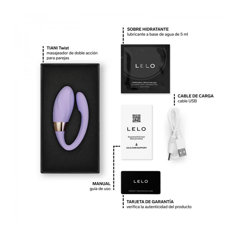 Juguete para Parejas Tiani Twist APP Lavanda