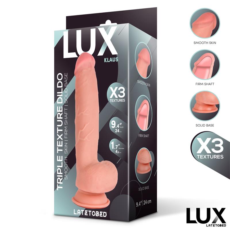 Klaus Dildo Triple Densidad con Testiculos 94