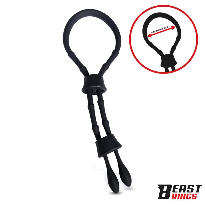 Lasso Anillo para el Pene Silicona Ajustable