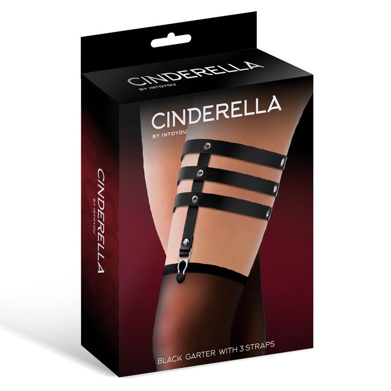 Liga con 3 Tiras Cuero Vegano Talla Unica