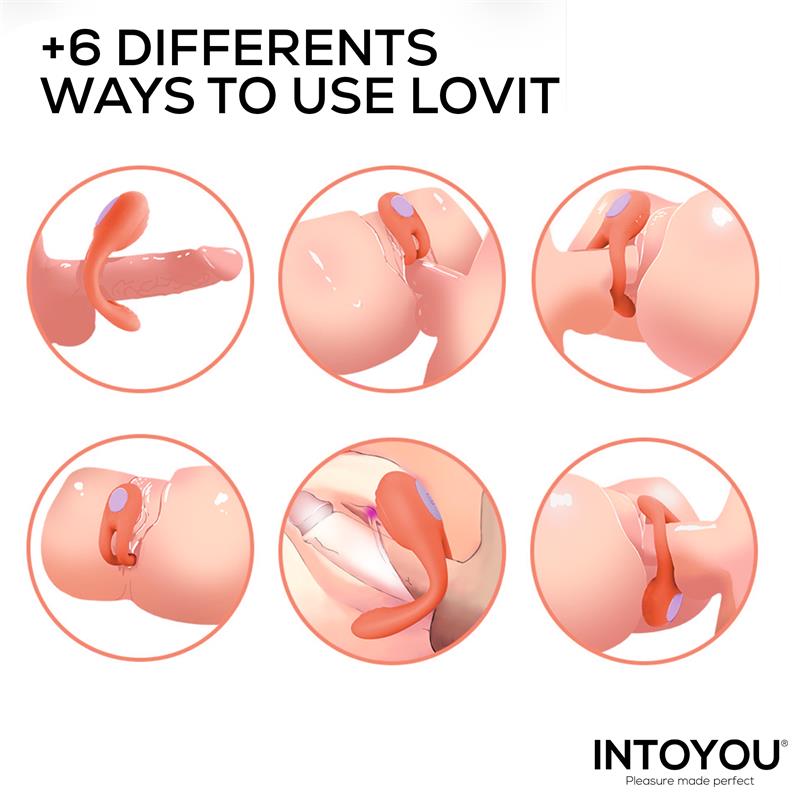 Lovit Vibrador de Pareja Flexible con Control Remote