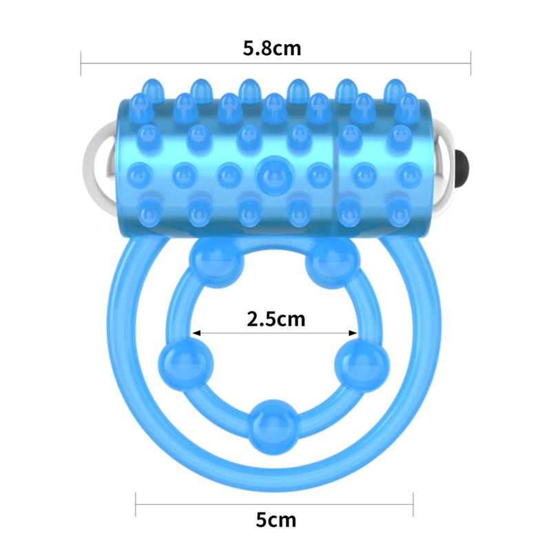 Lumino Play Anillo Vibrador Luz Azul