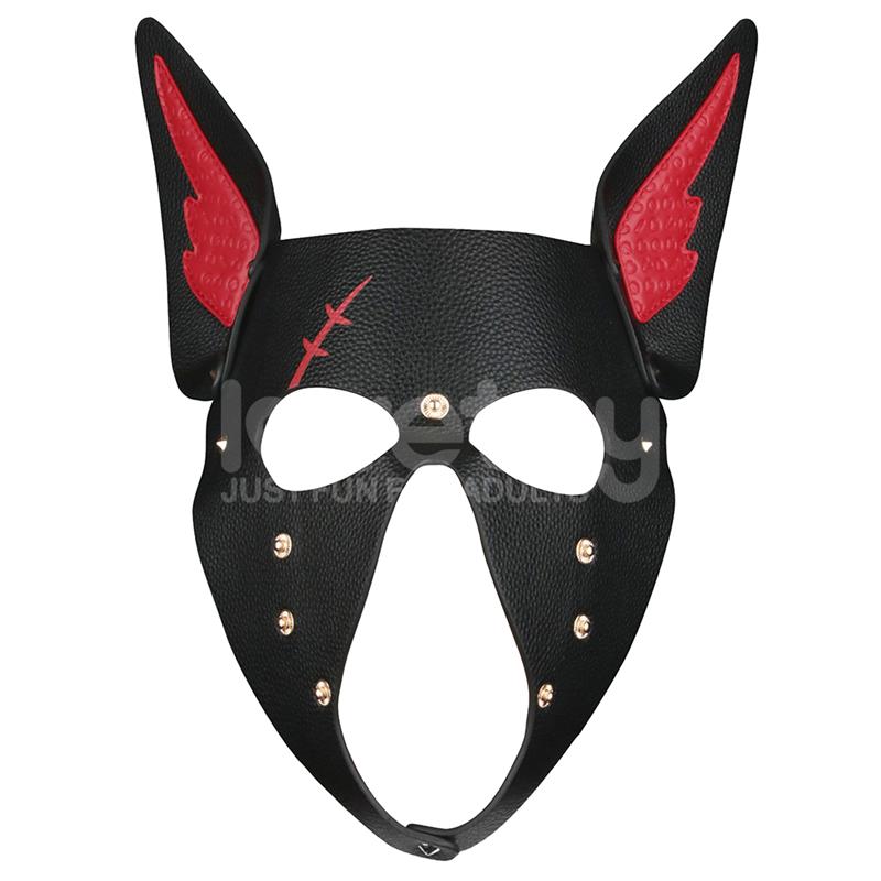 Mascara Cachorro Rebellion Reign Scarred Alpha Rojo