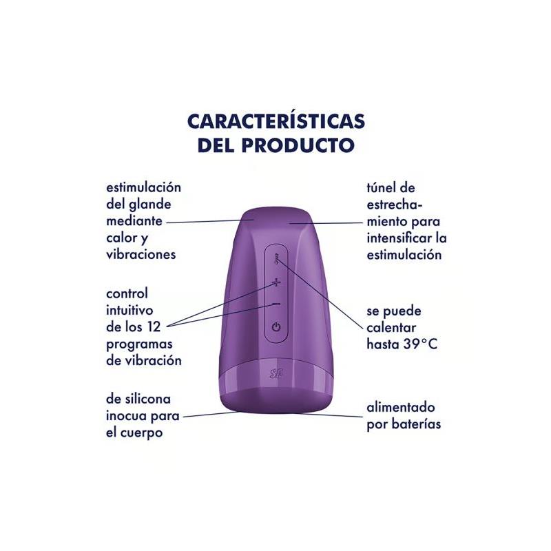 Men Heat Vibration Battery Series Dark Berry