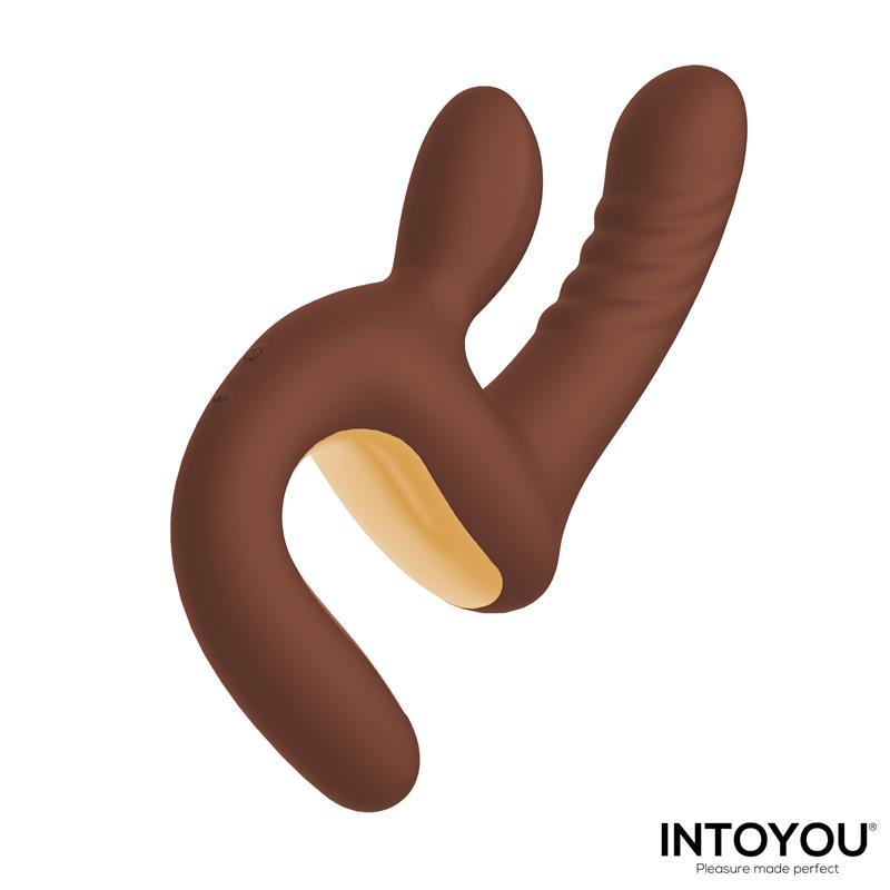 Mocca Vibrador con Thrusting y Mango Ergonomico USB