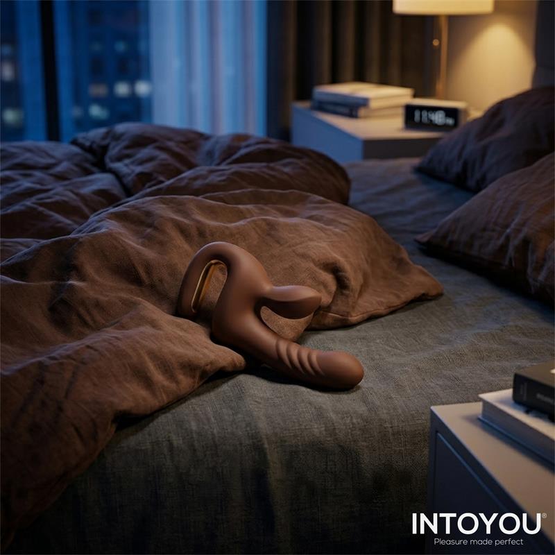 Mocca Vibrador con Thrusting y Mango Ergonomico USB
